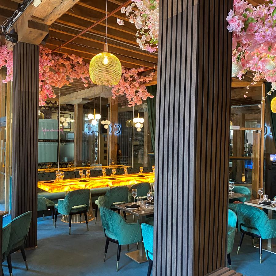 Inside the Restaurant at Coco Canary Wharf in West India Quay