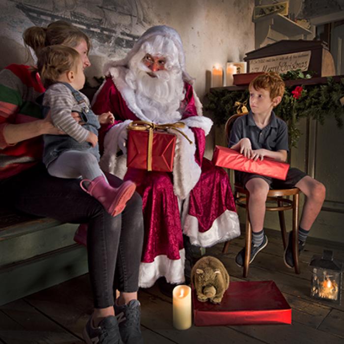 father christmas museum of london docklands