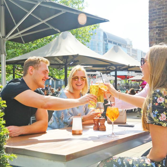 Summer Alfresco Drinks and Dining at West India Quay