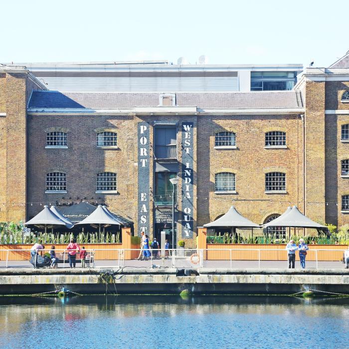 West India Quay Frontage Along the Quay