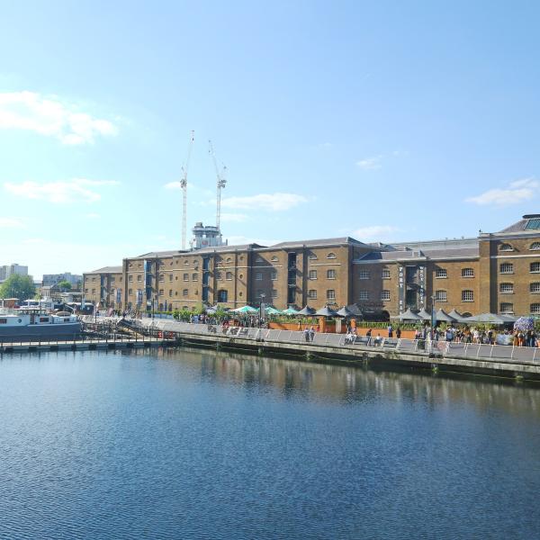 Riverside at West India Quay